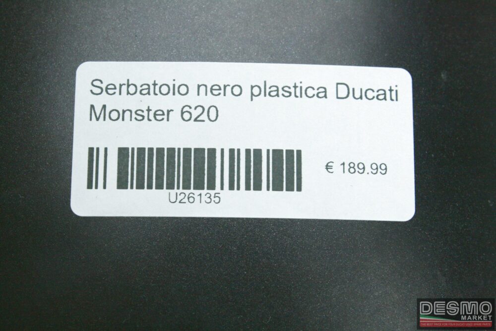 Serbatoio nero plastica Ducati Monster 620