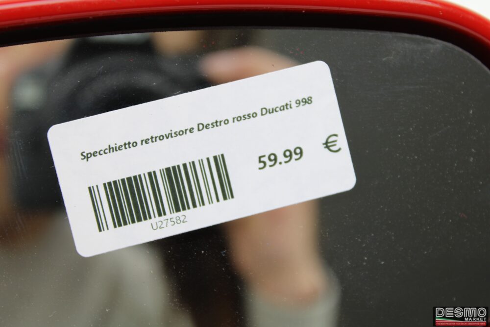 Specchietto retrovisore Destro rosso Ducati 998