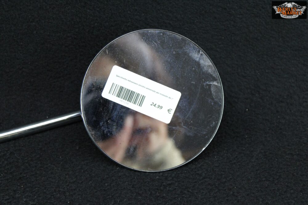 Specchietto retrovisore sinistro universale per manubri da 1″