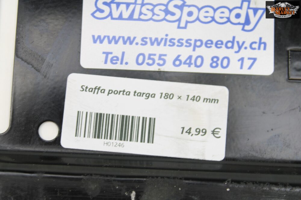 Staffa porta targa 180 × 140 mm