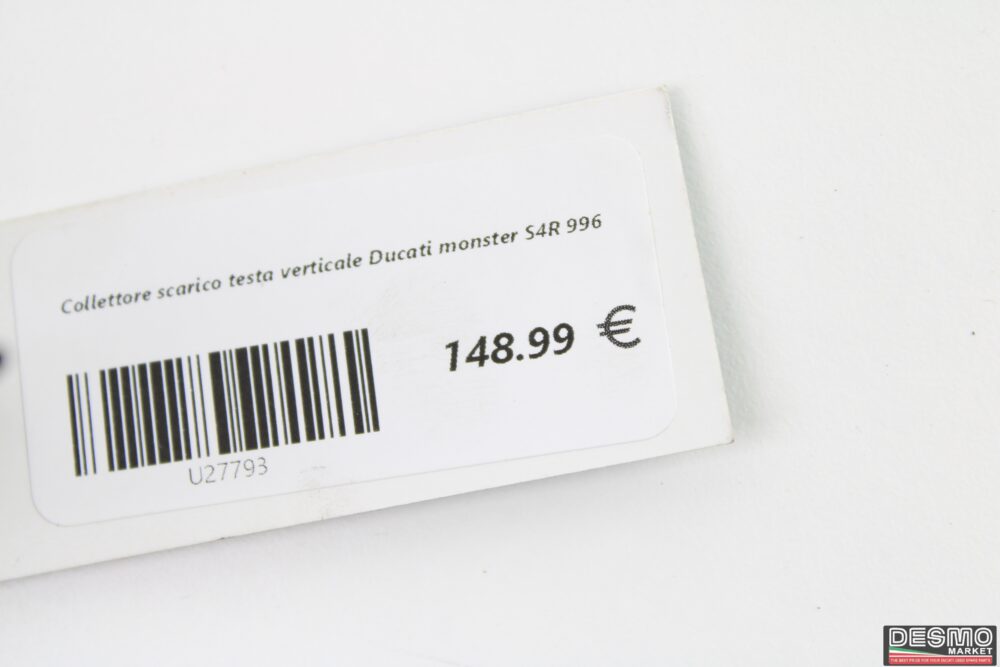 Collettore scarico testa verticale Ducati monster S4R 996