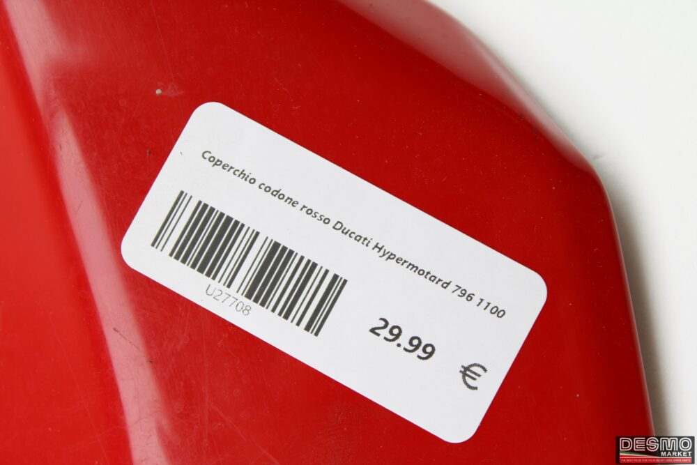 Coperchio codone rosso Ducati Hypermotard 796 1100