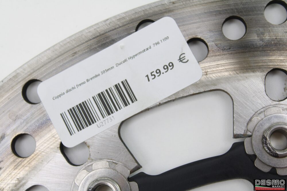 Coppia dischi freno Brembo 305mm  Ducati Hypermotard  796 1100