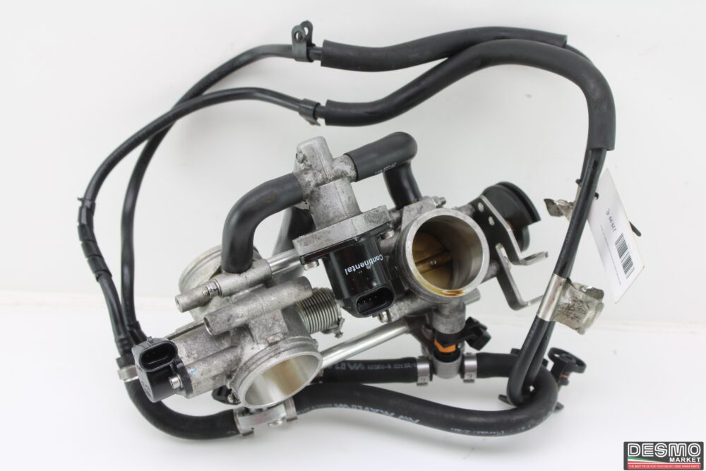 Corpo farfallato completo tubi benzina Ducati Hypermotard 1100 1100 evo