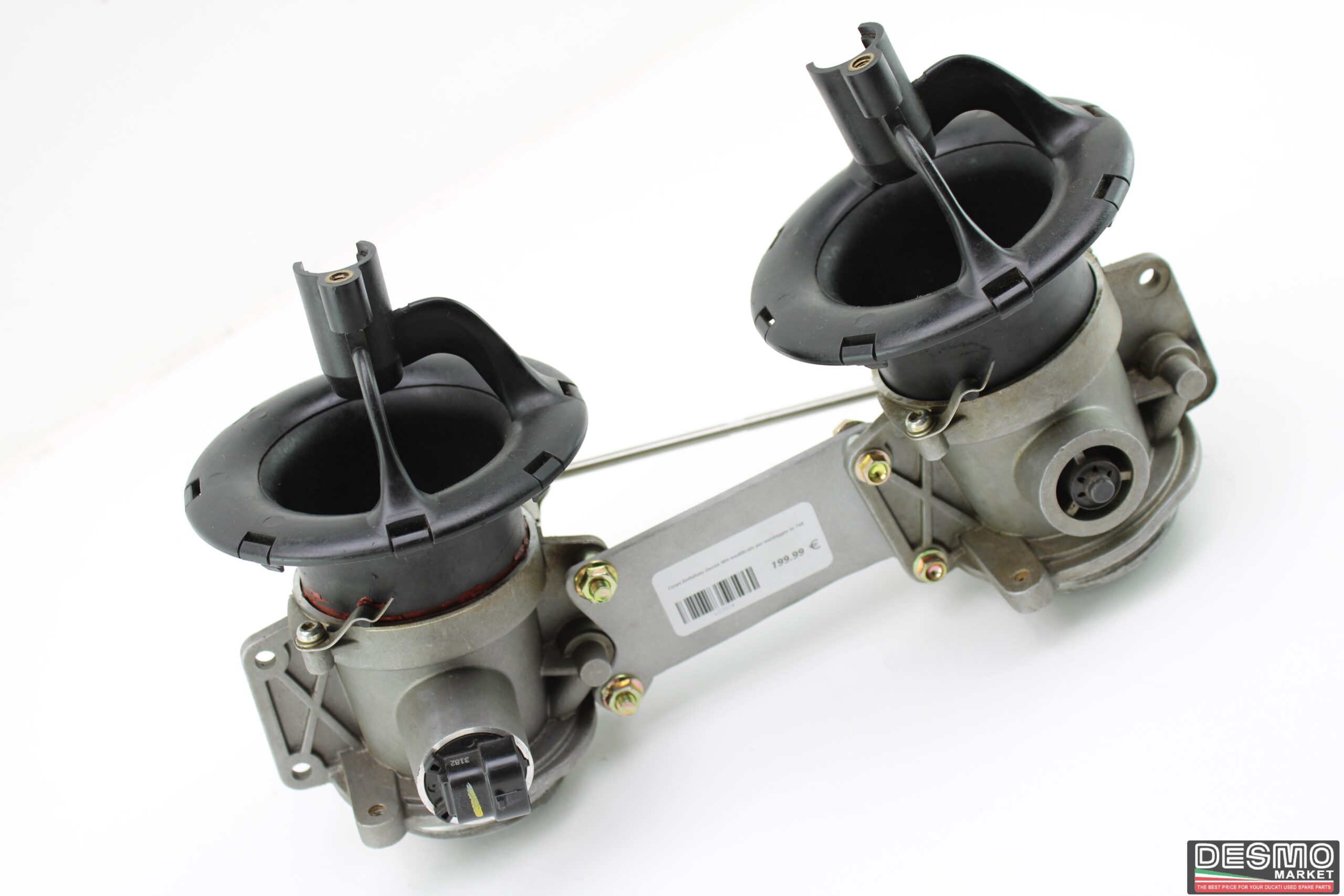 Ducati 999 throttle body modified for mounting on 748 - Image 2