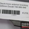 Dischi freno anteriori Bracking 320mm Ducati 749 999 848
