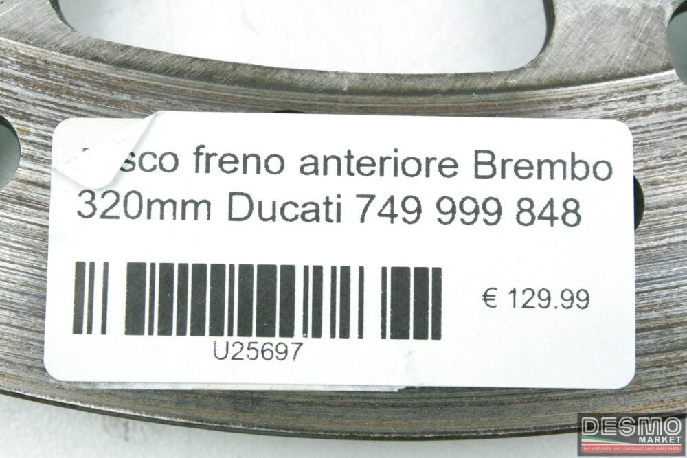 Disco freno anteriore Brembo 320mm Ducati 749 999 848