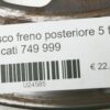 Disco freno posteriore 5 fori Ducati 749 999