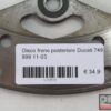 Disco freno posteriore Ducati 749 999