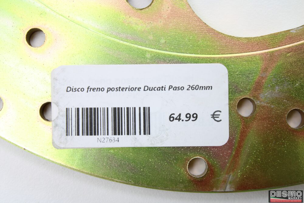 Disco freno posteriore Ducati Paso 260mm