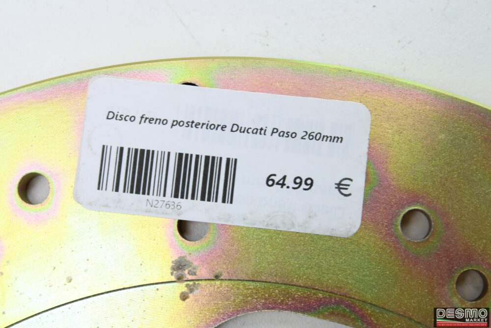Disco freno posteriore Ducati Paso 260mm