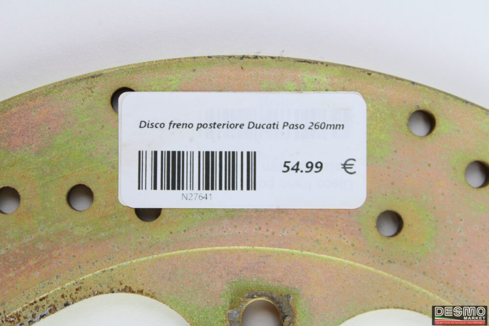 Disco freno posteriore Ducati Paso 260mm