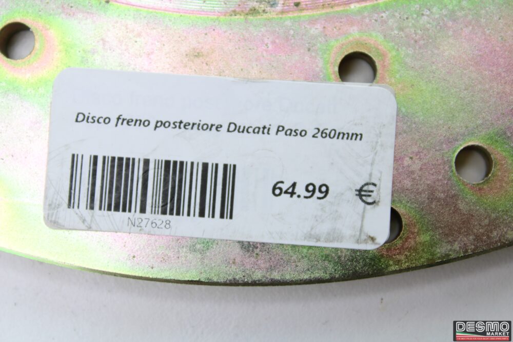 Disco freno posteriore Ducati Paso 260mm
