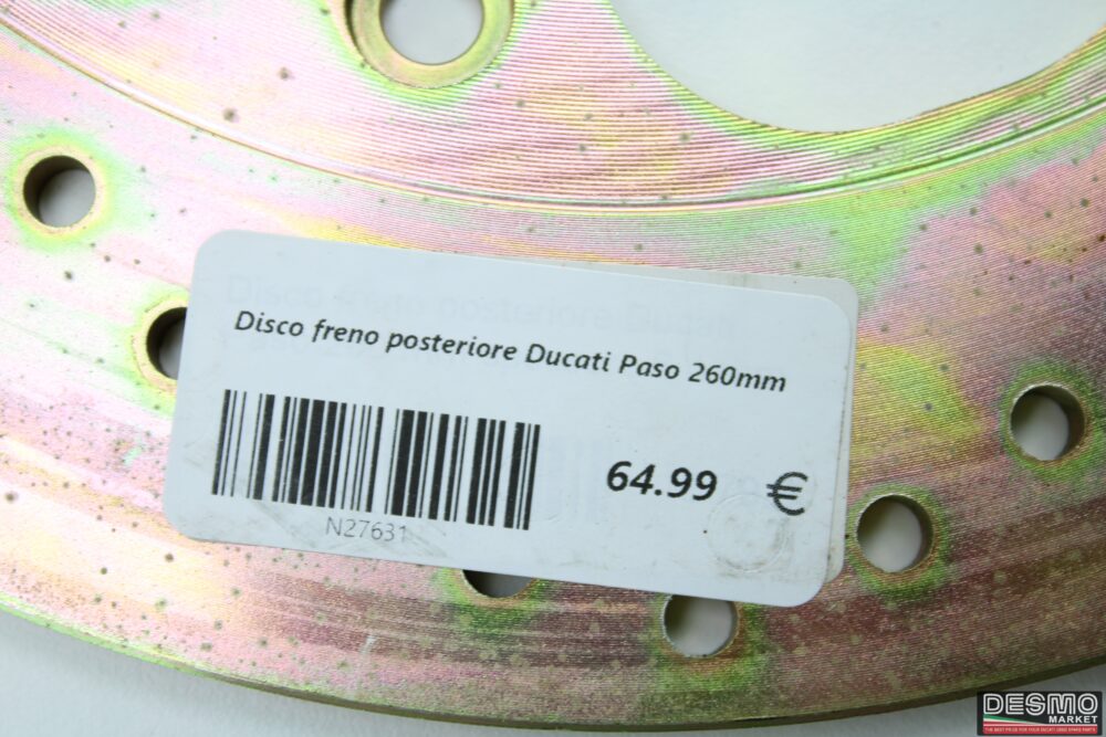 Disco freno posteriore Ducati Paso 260mm