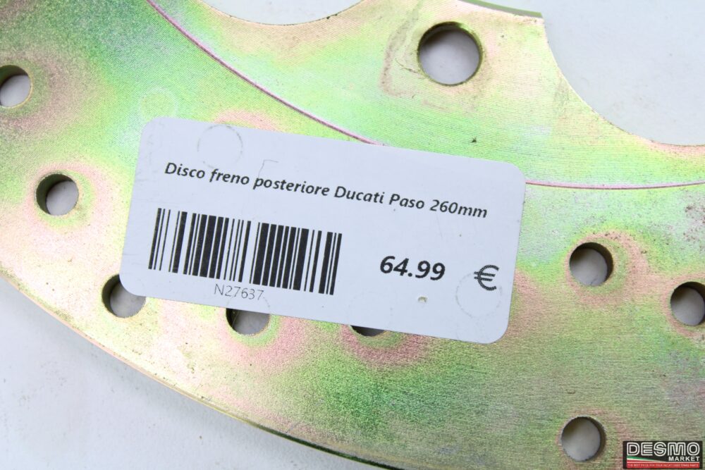 Disco freno posteriore Ducati Paso 260mm