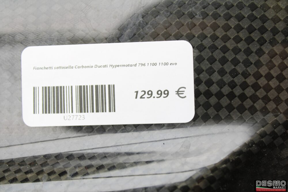Fianchetti sottosella Carbonio Ducati Hypermotard 796 1100 1100 evo