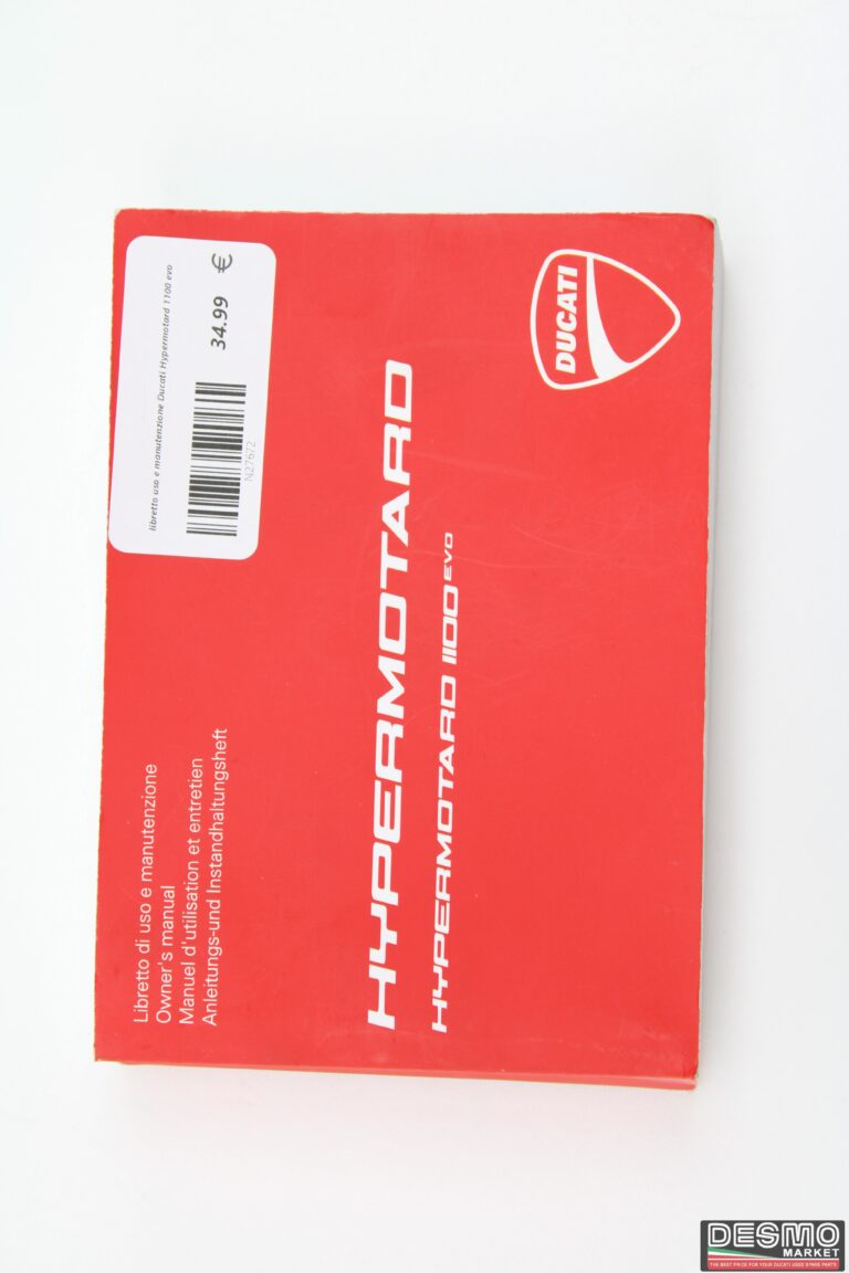 libretto uso e manutenzione Ducati Hypermotard 1100 evo