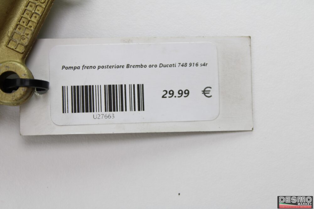 Pompa freno posteriore Brembo oro Ducati 748 916 s4r