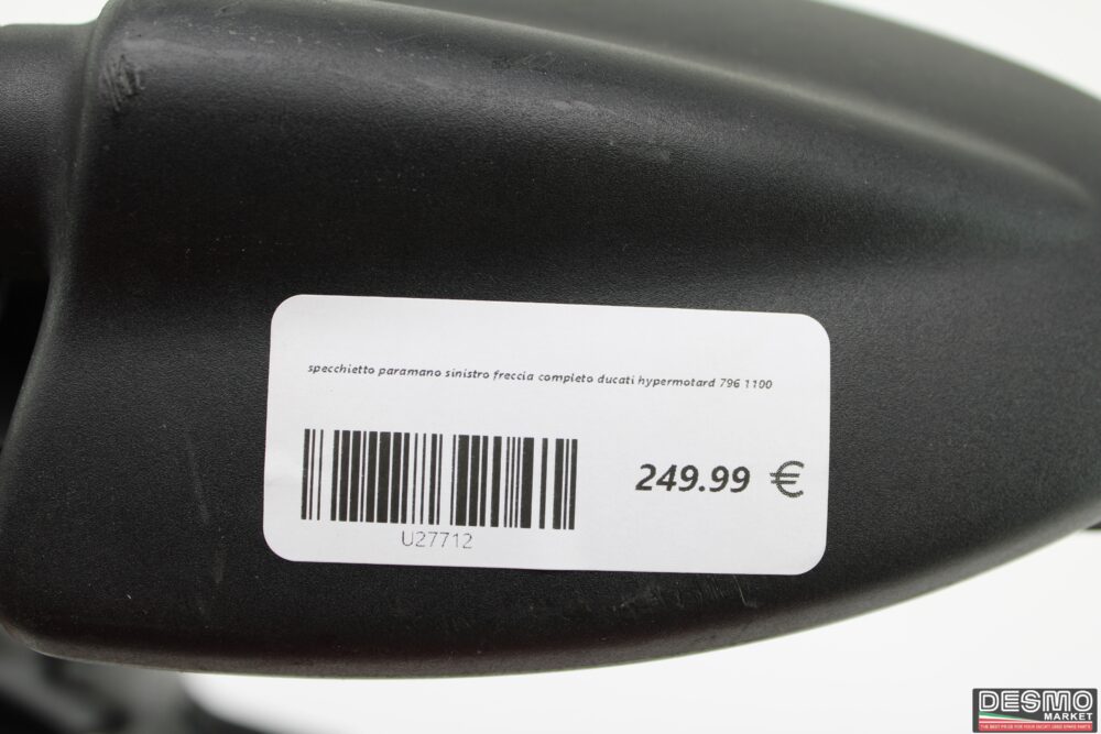 specchietto paramano sinistro freccia completo ducati hypermotard 796 1100