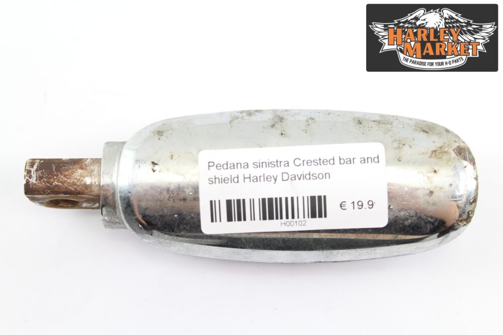 Pedana sinistra Crested bar and shield Harley Davidson - immagine 2