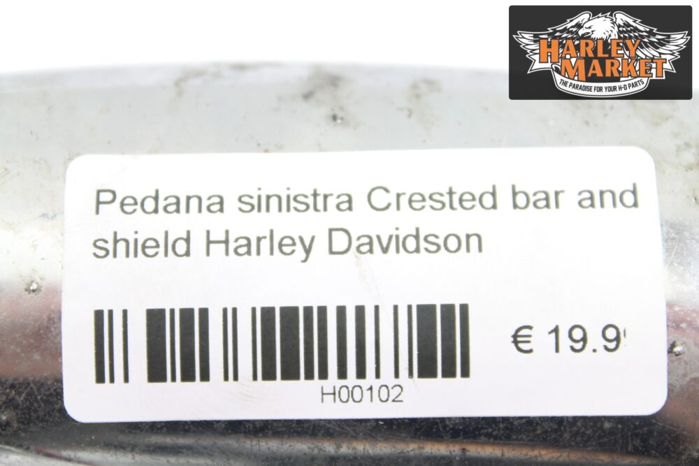 Pedana sinistra Crested bar and shield Harley Davidson - immagine 5