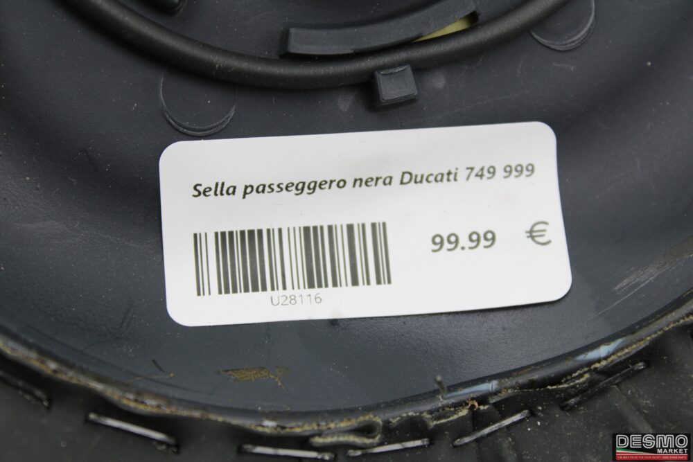 Sella passeggero nera Ducati 749 999 - immagine 9