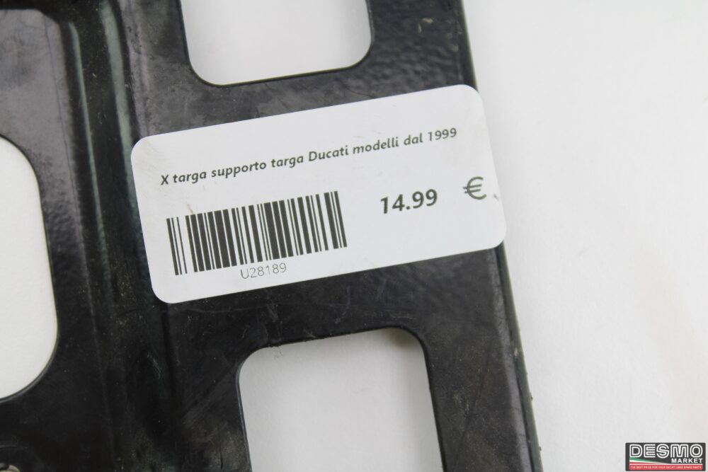 X targa supporto targa Ducati modelli dal 1999 - immagine 6