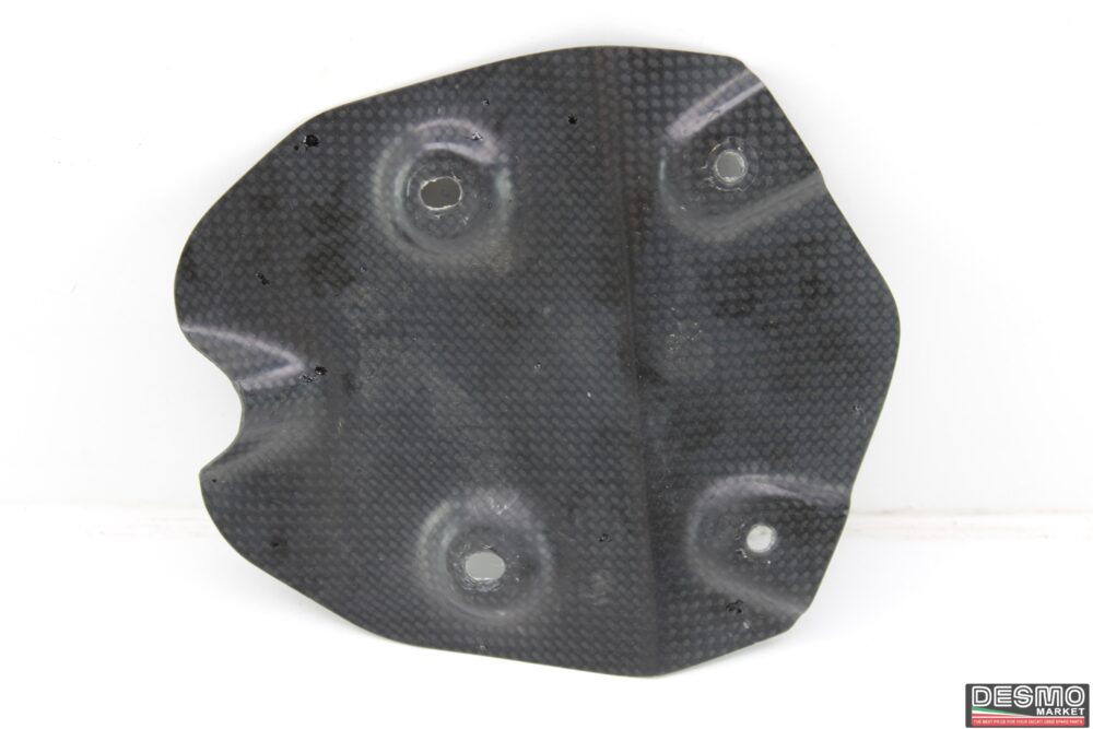 Paracalore piastra scarico carbonio Ducati 749 999