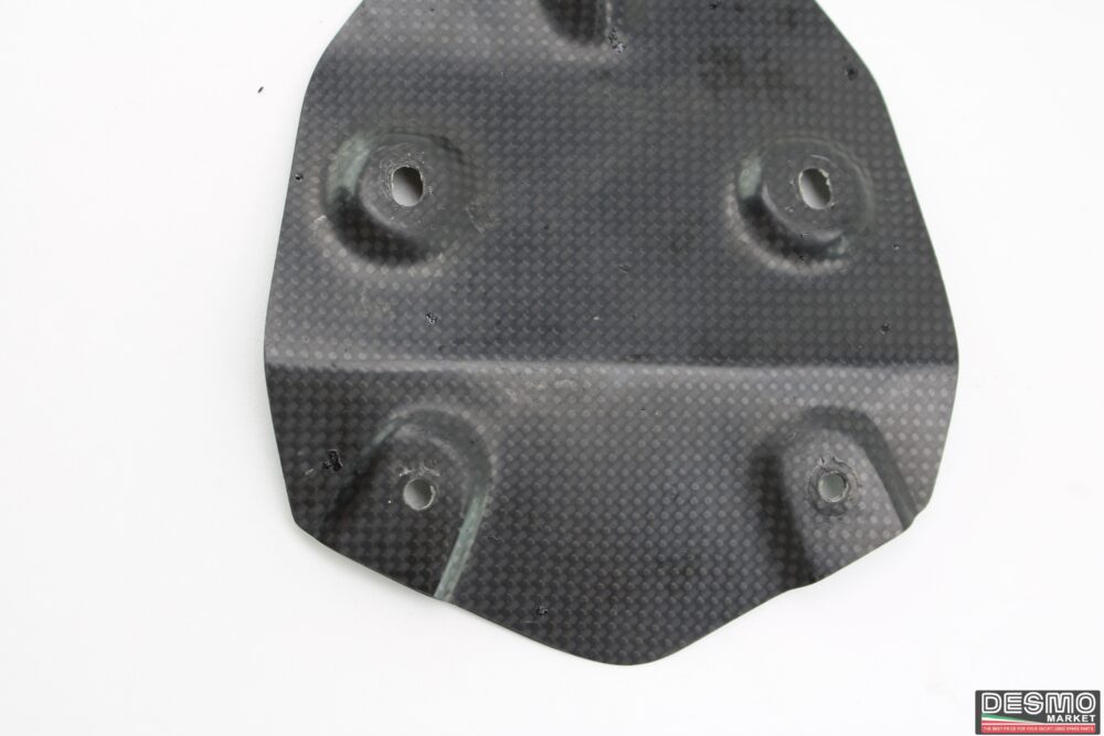 Paracalore piastra scarico carbonio Ducati 749 999 - immagine 3