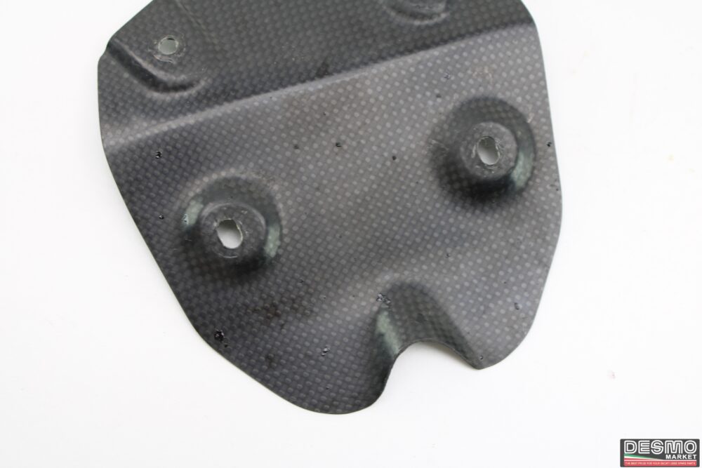Paracalore piastra scarico carbonio Ducati 749 999 - immagine 4