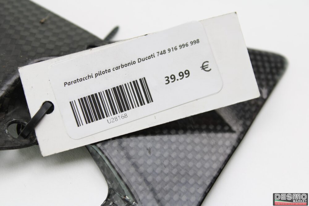 Paratacchi pilota carbonio Ducati 748 916 996 998 - immagine 5