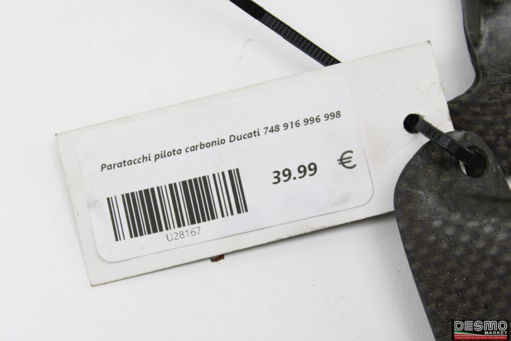 Paratacchi pilota carbonio Ducati 748 916 996 998 - immagine 6