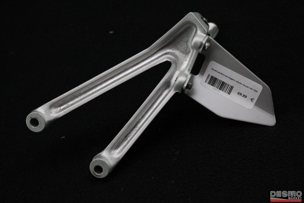 Piastra pedana passeggero sinistra Ducati 749 1000 - immagine 2