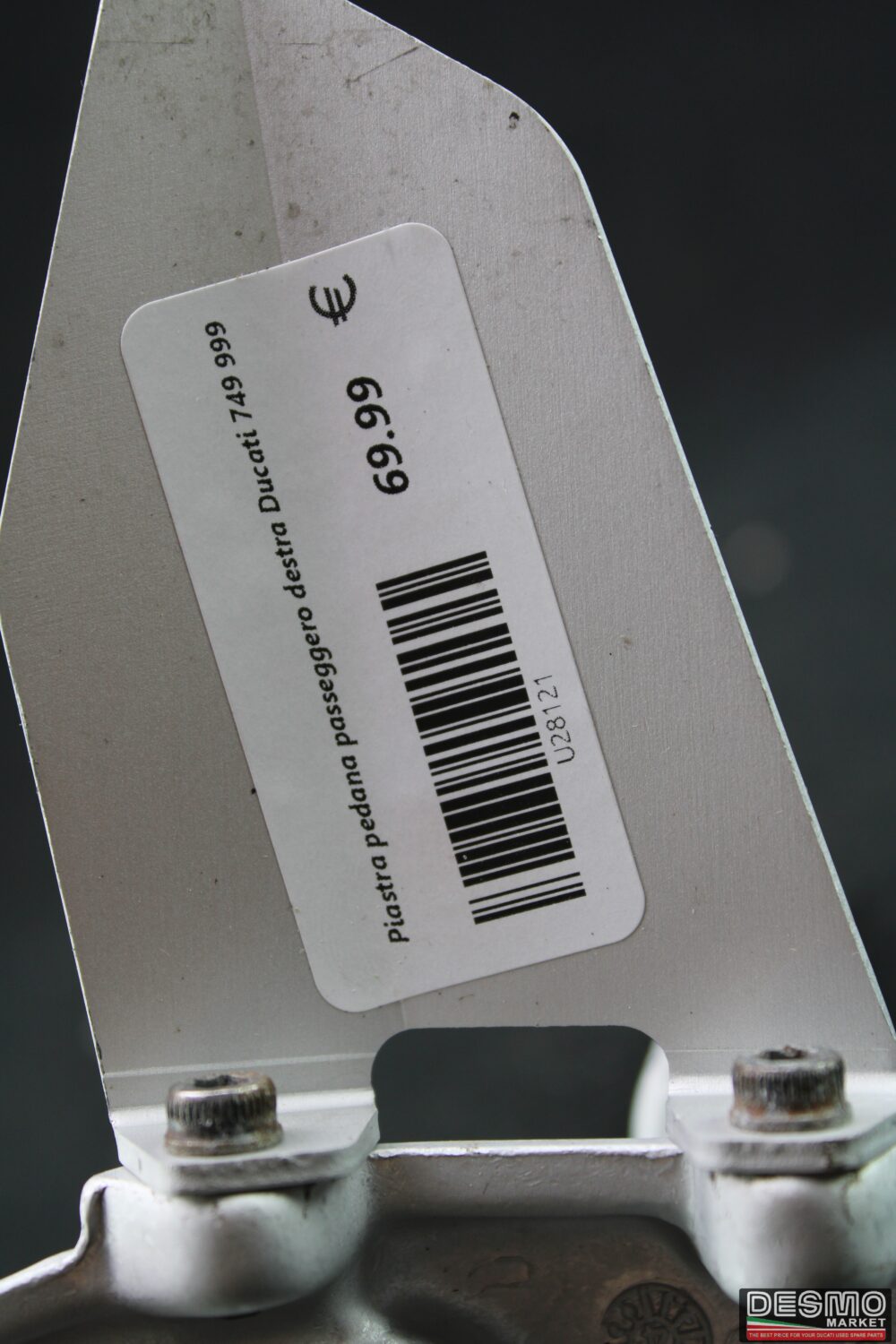 Piastra pedana passeggero destra Ducati 749 999 - immagine 7