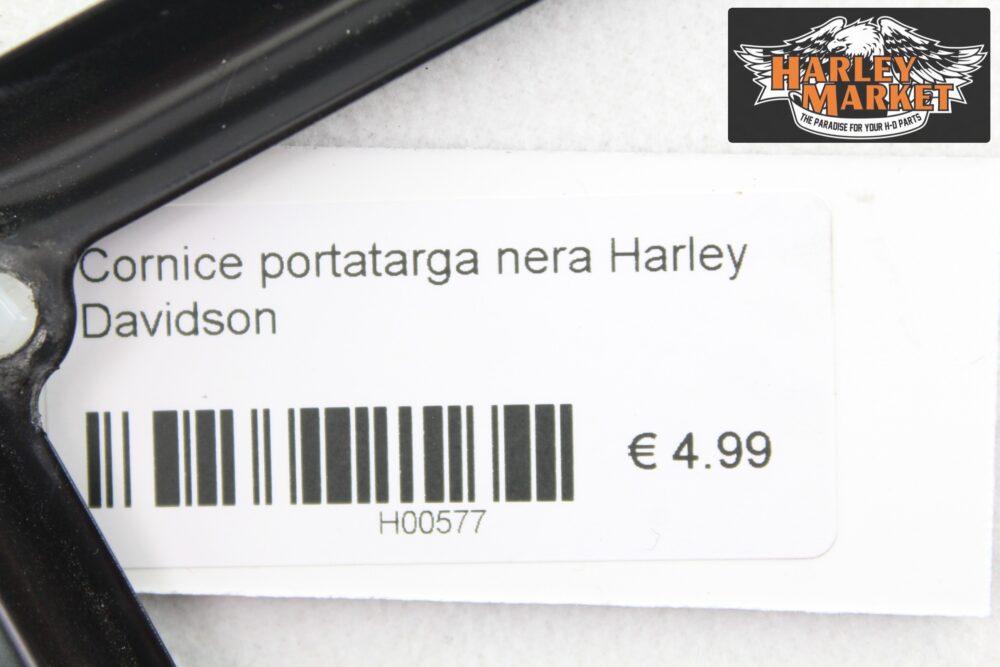 Cornice portatarga nera Harley Davidson - immagine 3