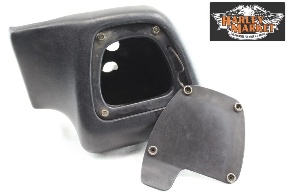 Box portaoggetti destro carenatura gambe Harley Davidson 91-04 FLH - immagine 2