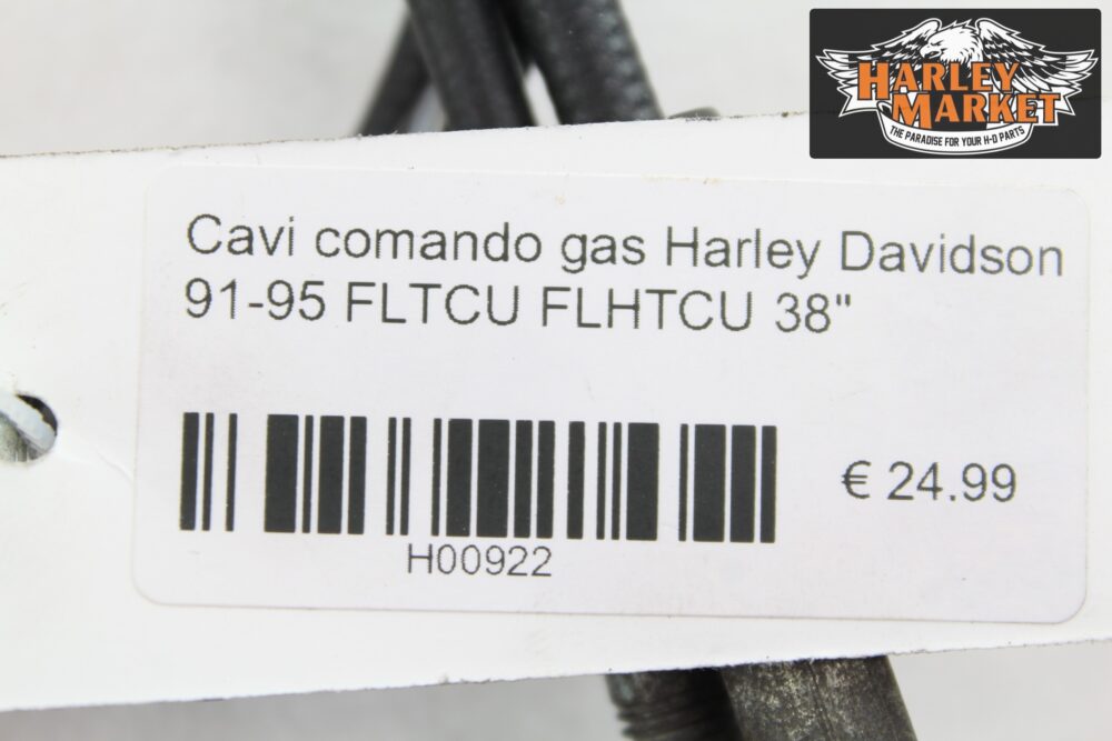 Cavi comando gas Harley Davidson 91-95 FLTCU FLHTCU 38" - immagine 5