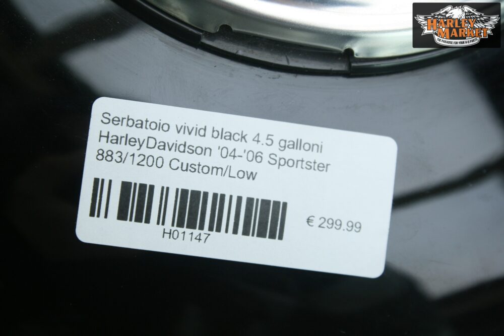 Serbatoio nero HarleyDavidson 04-06 Sporster 883/1200 Custom/Low - immagine 10