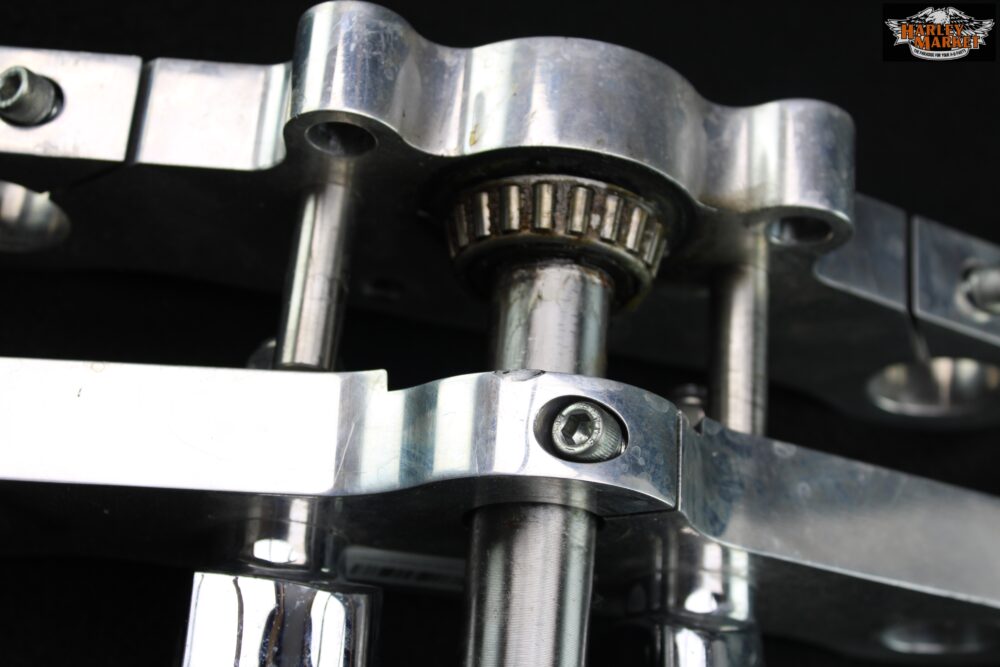 Piastre di sterzo ZEL larghe Harley davidson sportster Dyna - immagine 6