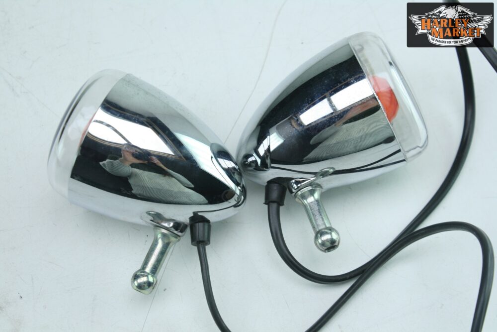 Frecce indicatori direzione anteriori 00-20 Harley Davidson - immagine 3