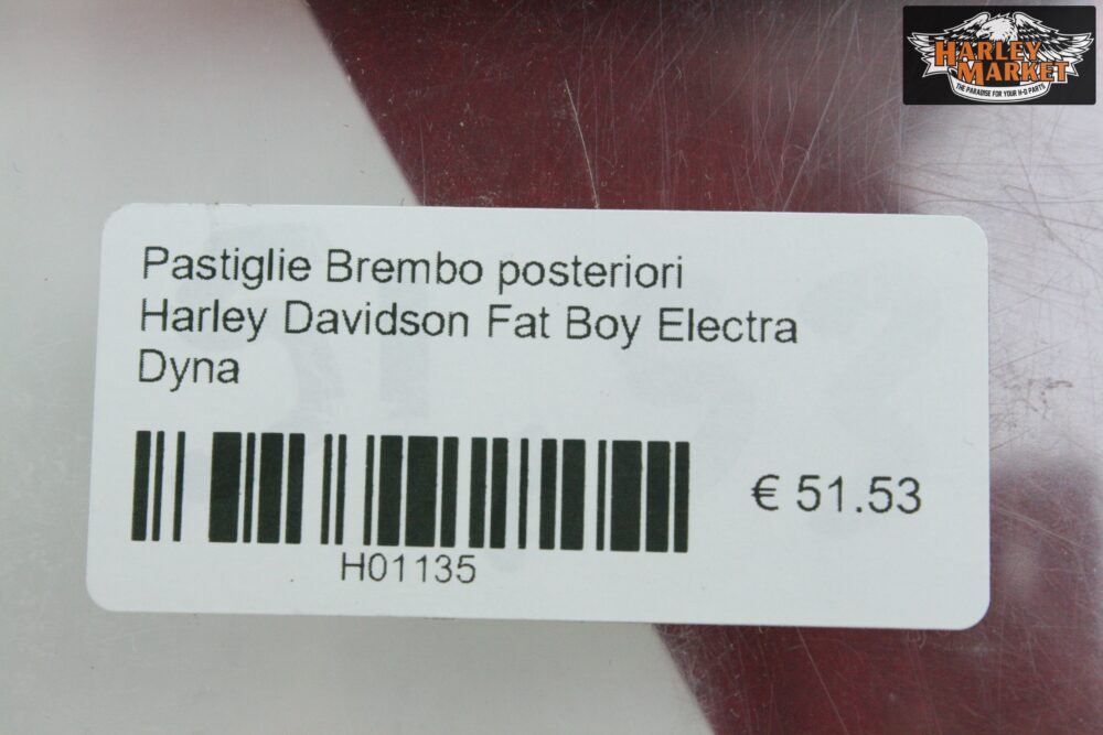 Pastiglie Brembo posteriori Harley Davidson Fat Boy Electra Dyna - immagine 5