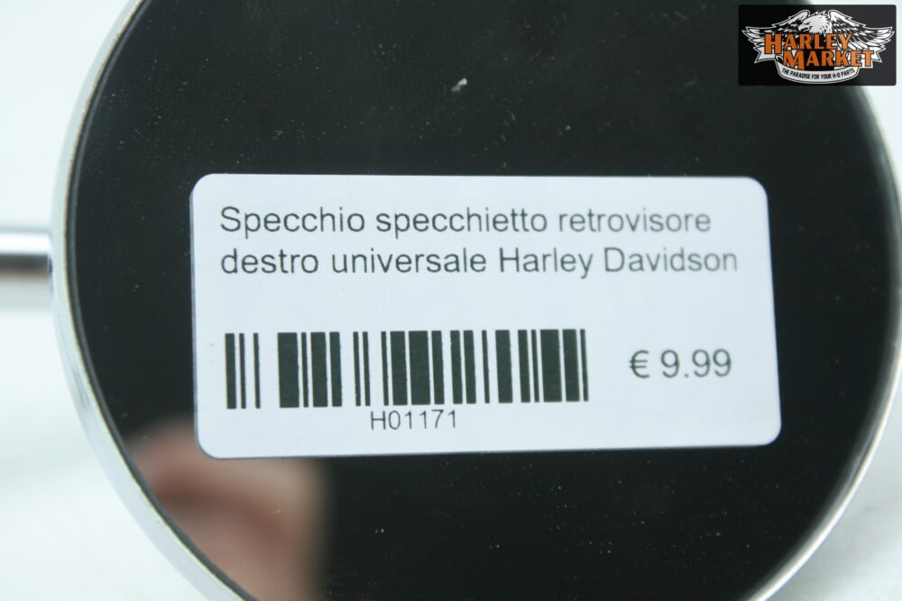 Specchio specchietto retrovisore destro universale Harley Davidson - immagine 6