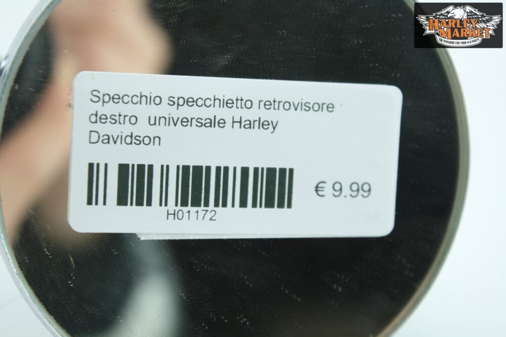 Specchio specchietto retrovisore destro  universale Harley Davidson - immagine 6