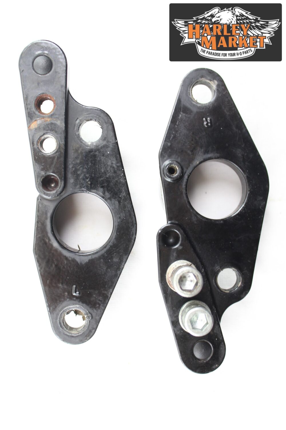 Staffa montaggio forcellone poggiapiedi Harley Davidson 93-02 Touring - immagine 3
