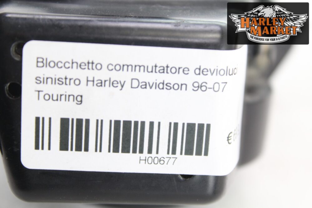 Blocchetto commutatore devioluci sinistro Harley Davidson 96-07 Touring - immagine 8