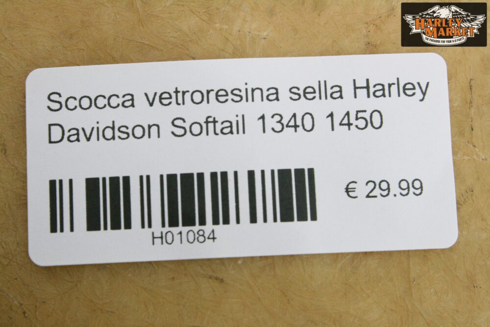 Scocca vetroresina sella Harley Davidson Softail 1340 1450 - immagine 6