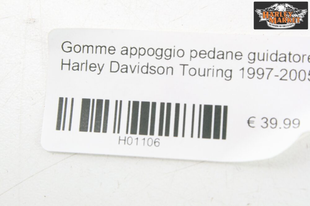 Gomme appoggio pedane guidatore Harley Davidson Touring 1997-2005 - immagine 4