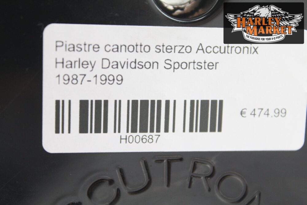 Piastre canotto sterzo Accutronix Harley Davidson Sportster 1987-1999 - immagine 8