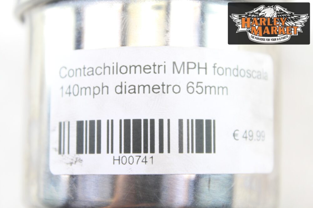 Contachilometri MPH fondoscala 140mph diametro 65mm - immagine 7