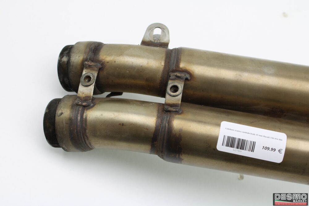 Collettore scarico centrale body 45 mm Ducati 748 916 996 - immagine 7